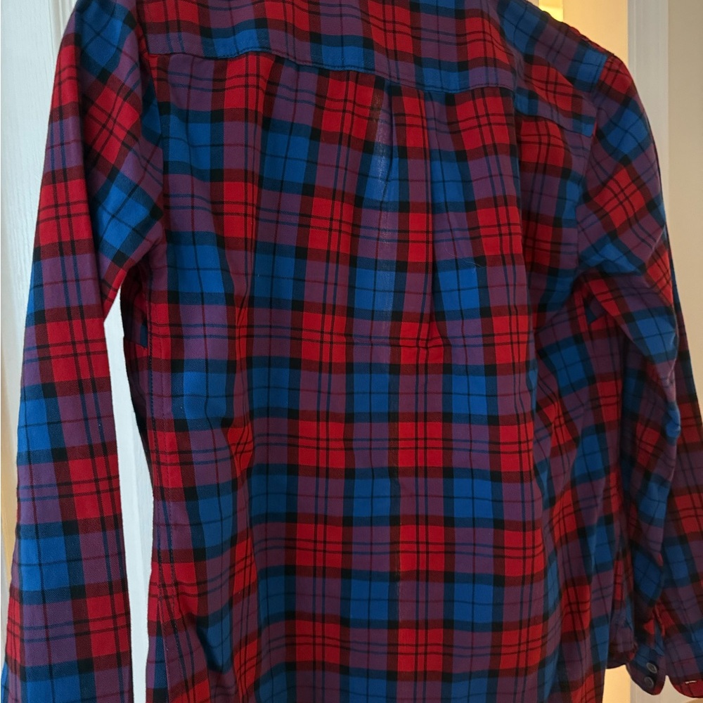 Talbots plaid long sleeve button down shirt - Picture 2 of 2
